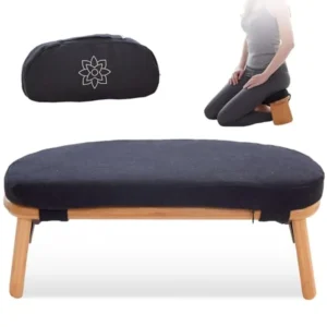 Folding Bamboo Meditation Bench